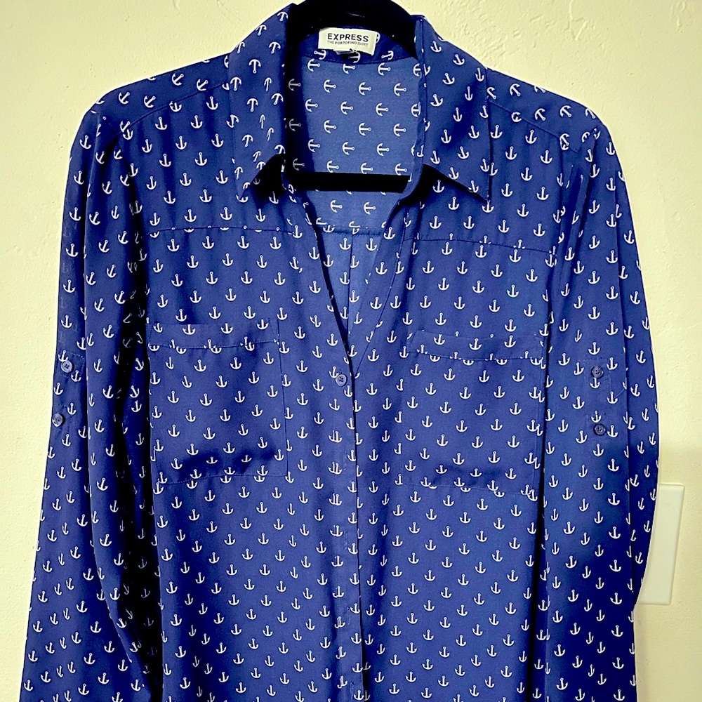 Express women’s button up blouse